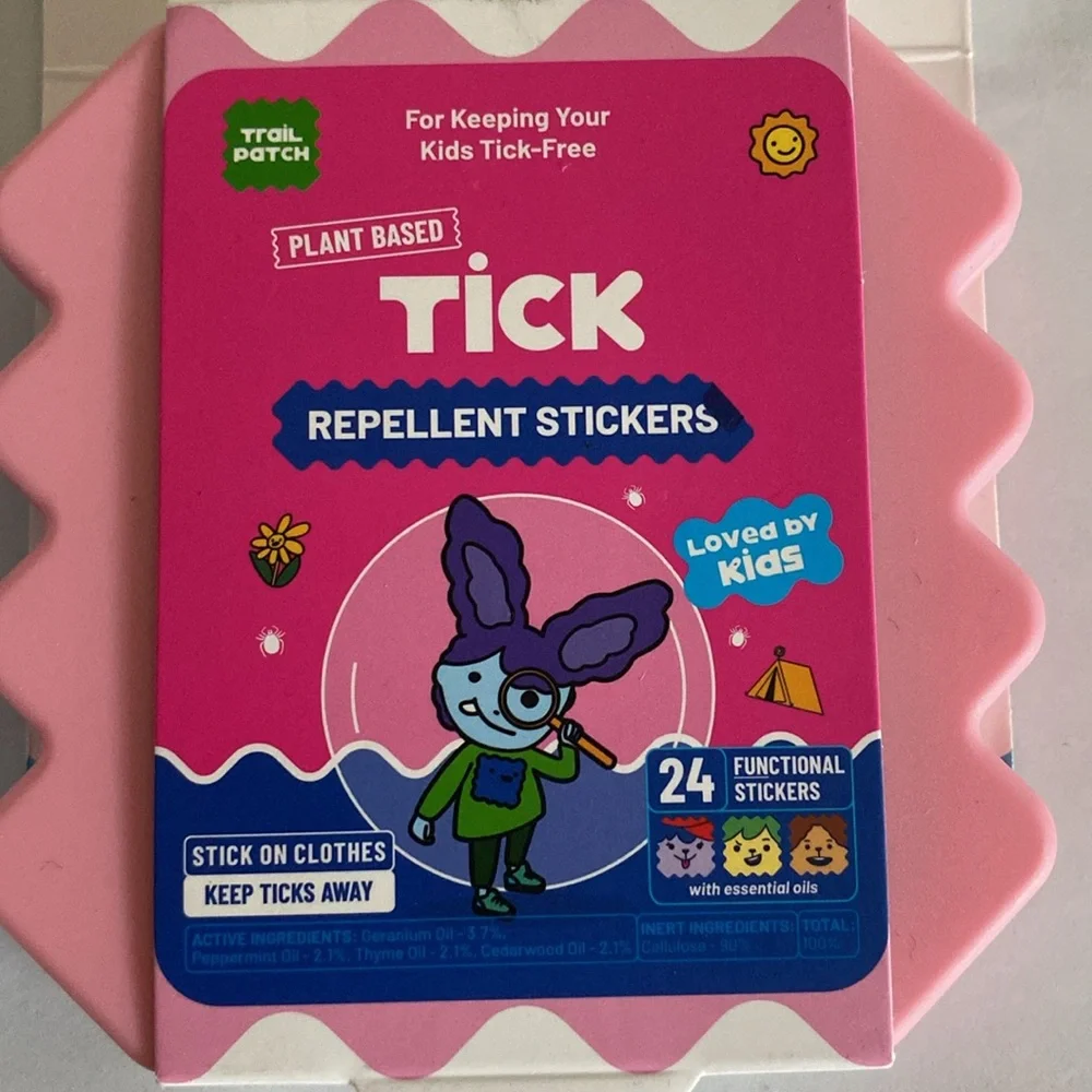 Natpat Mosquito and Tick Repellent Stickers for kids all natural essential oils